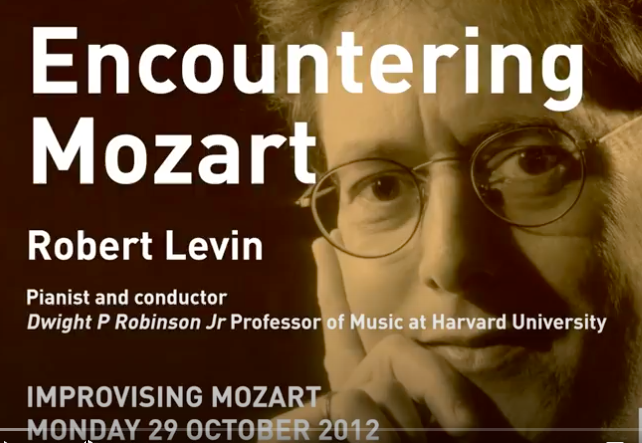 Robert Levin Lecture on improvising in the style of Mozart